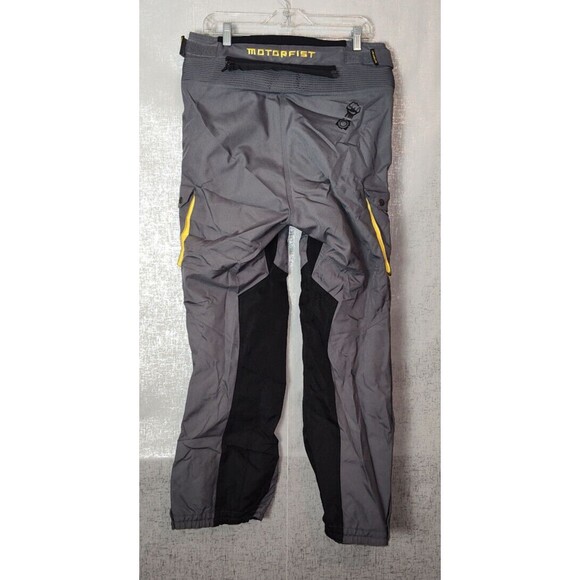 Motorfist Men's Ranger Gray/Blue Yellow Pant 34 - Picture 2 of 6